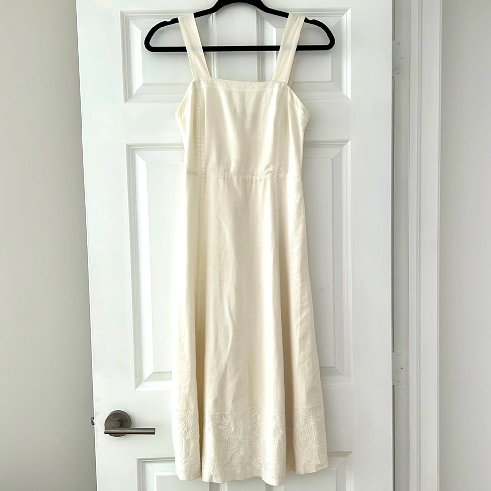 Club Monaco White Linen Dress